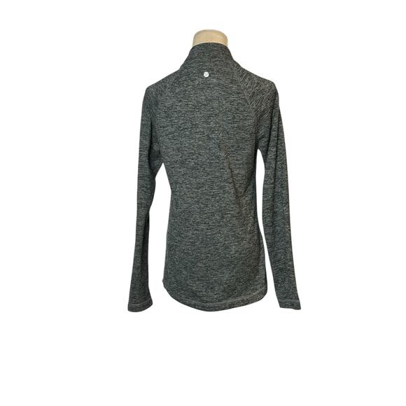 Bally heathered gray long sleeves athletic zippered jacket size Small - Picture 2 of 11